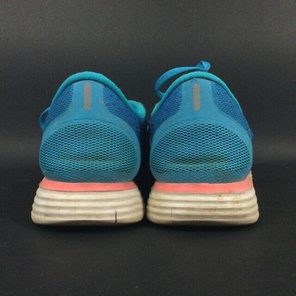 Nike Free Run Distance-Women's Sz 9-Blue/Pink Running/Jogging Shoes- 827116-400 - Picture 3 of 9